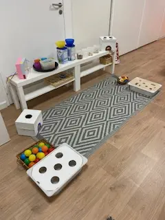 Atelier Montessori installé à la Médiathèque